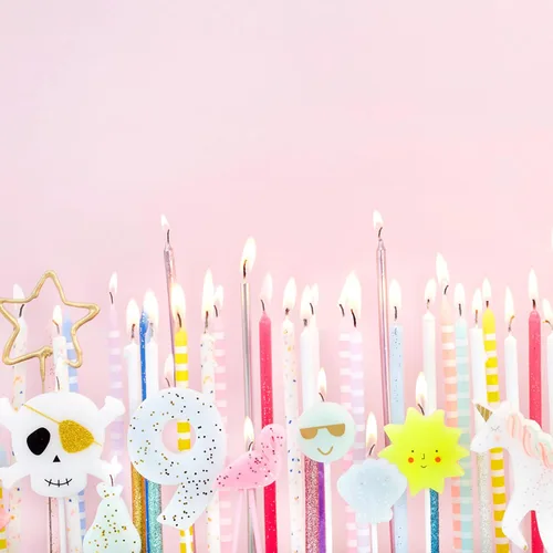 Vista 3 de Velas de cumpleaños Meri Meri, 24 velas