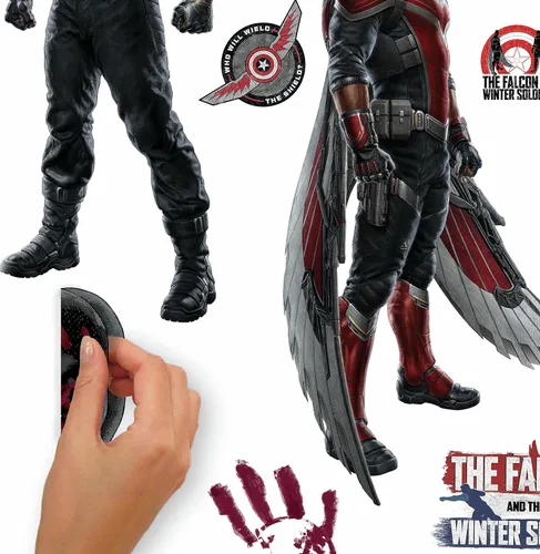 Vista 4 de Roommates RMK4701SCS Falcon and The Winter Soldier - Calcomanías adhesivas