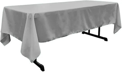Vista 67 de New Creations Fabric & Foam Inc - Mantel rectangular de popelina de poliéster de 60 pulgadas de ancho por 120 pulgadas de largo. (Avocado)