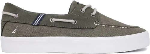 Vista 2 de Nautica Zapato náutico con cordones para hombre, mocasín casual con dos ojales, zapatilla de deporte de moda - Galera