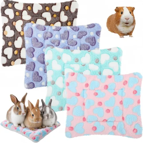 Vista 8 de Jetec 4 Piezas Almohadillas para Orina de Conejillo de Indias Lavables 10 x 11 Pulgadas Almohadillas de Cama de Conejillo de Indias Camas de Felpa