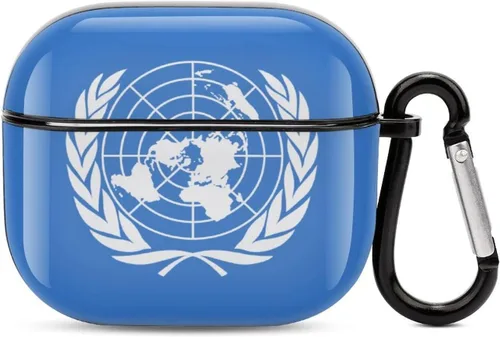 Vista 32 de Funda protectora con Bluetooth de cuerpo completo de la bandera rumana para AirPods 3, funda con llavero impreso completo