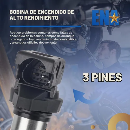 Vista 4 de Juego de 4 bobinas de encendido UF598 1.6L L4 compatibles con Mini Cooper 2007-2013, Cooper Countryman 2011-2016, Cooper Paceman 2013 2014 2015 2016