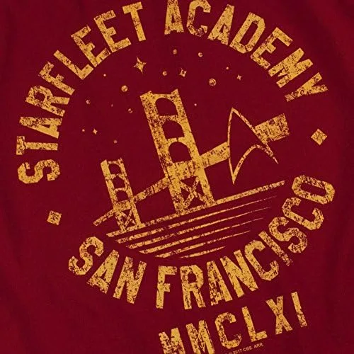 Vista 5 de Popfunk Star Trek Starfleet Academy Unisex Adult T Shirt