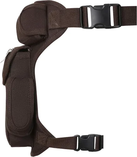 Vista 30 de SEALINF Riñonera de lona Riñonera Racing Drop Leg Bag Motocicleta Bolsa al aire libre