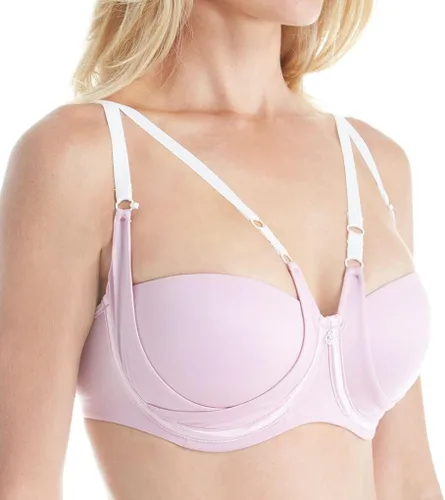 Vista 2 de NightLift Sujetador de soporte para dormir para mujer, Rosado, 32C