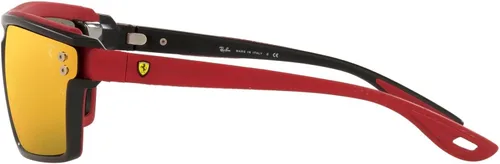 Vista 4 de Ray-Ban Rb4370m Scuderia Ferrari Collection Square Sunglasses