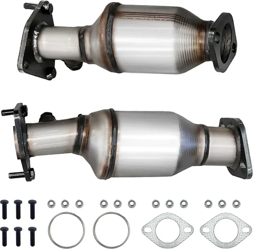 Vista 23 de JT Convertidor catalítico compatible con Nissan Frontier/Xterra 2002 2003 2004 3.3L V6 2 piezas (compatible con EPA)