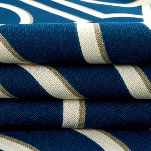 Vista 3 de Magnolia Home Fashions Deco Navy, Fabric by the Yard
