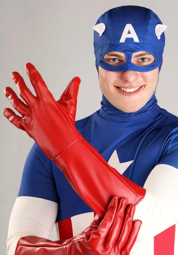 Vista 7 de Disfraz Premium de Capitán América para Hombre de Marvel Multicolor