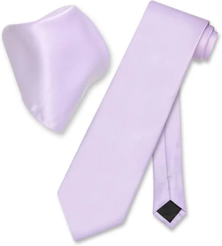 Vista 18 de Vesuvio Napoli Solid Color NeckTie & Handkerchief Pocket Square Men's Neck Tie Hanky Set Verde Aqua