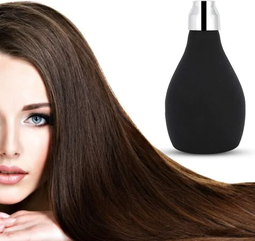 Vista 7 de Botella pulverizadora en polvo, Botellas de spray vacías, Soplador de polvo vacío, Bomba de pulverización de cabello en polvo Aplicador de fibra