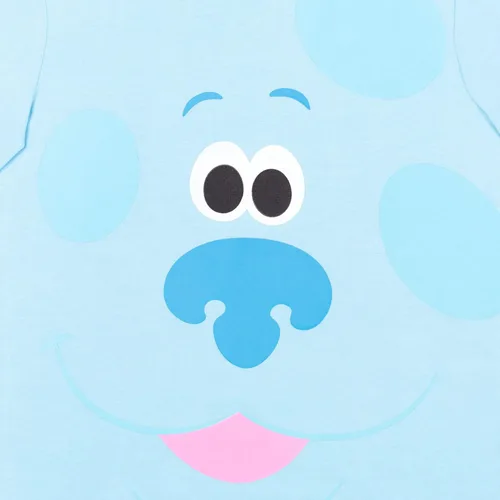 Vista 3 de Nickelodeon Blue's Clues - Camiseta de manga corta para niños, color azul oscuro