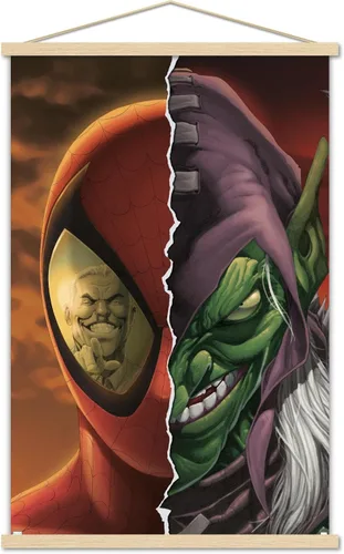 Vista 16 de Trends International Marvel Comics-Green Goblin-Spider-Man: House of M #4 Póster de pared, 14.725 x 22.375 pulgadas, versión enmarcada de madera
