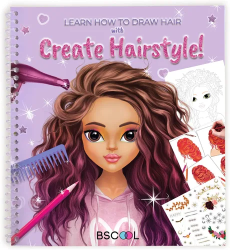 Vista 6 de BSCOOL Nails Studio Learn to Design - Libro de actividades para niñas de 5 años en adelante, paquete de 2, libro de diseño de calcomanías de arte