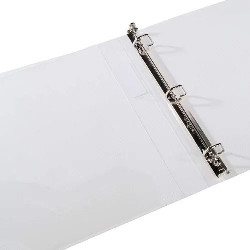 Vista 2 de Filexec Products 50301-62223 - Carpeta de 3 anillos en D de 1 pulgada, transparente, paquete de 2