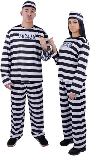 Vista 4 de Party Expert Disfraz de Jailbird