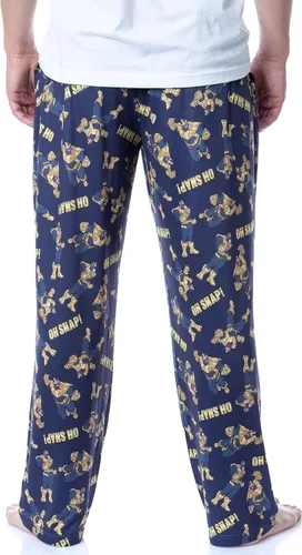 Vista 5 de Marvel Thanos The Infinity Gauntlet Oh Snap - Pantalones de pijama para hombre, Azul Patchwork
