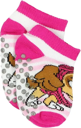 Vista 3 de Nick Jr. Paw Patrol - Paquete de 6 calcetines Gripper para niñas (12-24 meses, multicolor), BlancoMulticolor