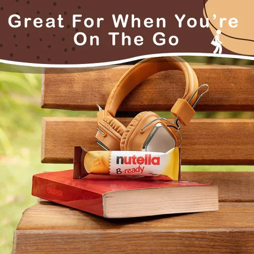 Vista 8 de Kozy Home Nutella B-Ready - Paquete de 2 – sabor Nutella con barras de oblea crujientes rellenas de Nutella untada y patatas fritas de trigo