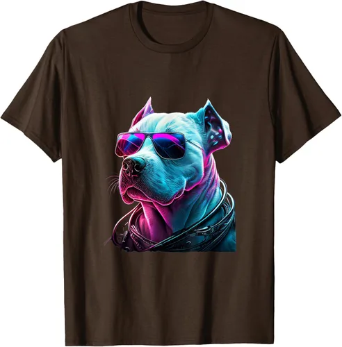 Vista 5 de Dogo Argentino Dogs Dogo Argentinos Camiseta, Negro