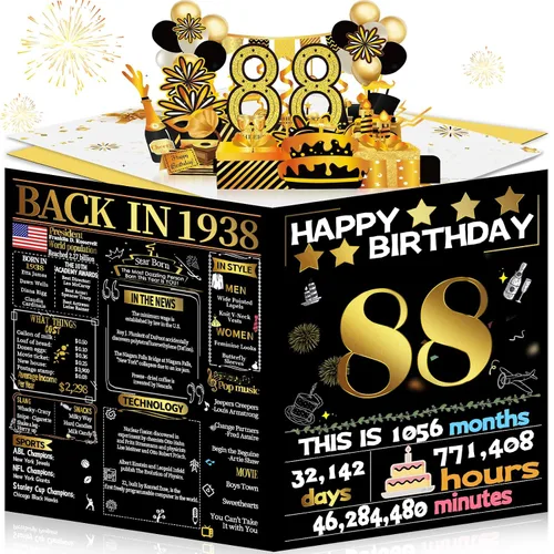 Vista 64 de Joycard Tarjeta de cumpleaños de 10 años para niña o niño, regalo de cumpleaños 3D emergente feliz cumpleaños para hija o hijo, decoraciones