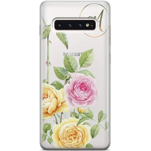 Vista 12 de Mertak Funda compatible con Samsung Galaxy A73 A72 5G A71 A70 A53 A52 A32 A50 A21s cubierta ligera azul flexible diseño silicona TPU monograma