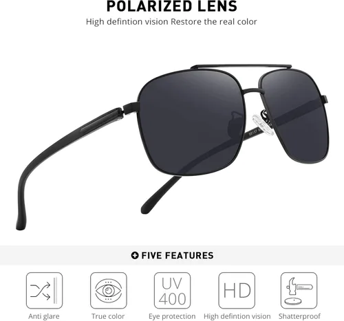 Vista 5 de Gafas de sol polarizadas para hombre de OLIEYE