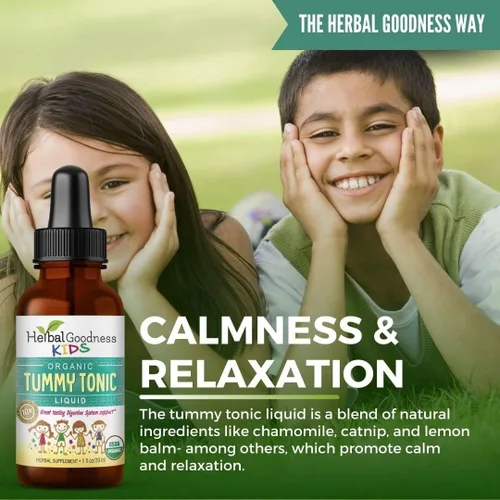 Vista 2 de Herbal Goodness Extracto líquido tónico de abdomen para niños, 100%