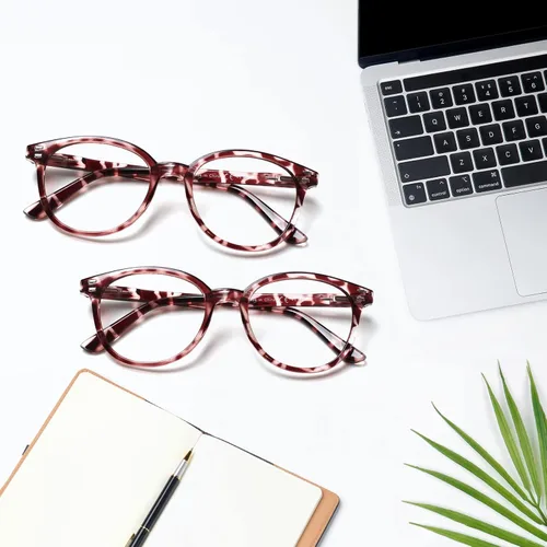 Vista 7 de SIGVAN Lentes de lectura progresivos multienfoque con bloqueo de luz azul, para mujeres y hombres, anteojos para computadora, lectores de bisagra