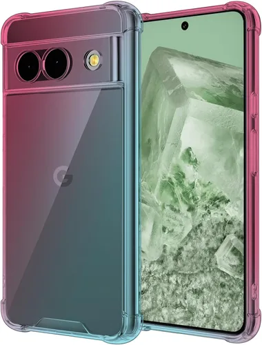 Vista 13 de KIOMY Funda de color rosa intenso neón para Google Pixel 6a a prueba de golpes, cubierta protectora de poliuretano termoplástico flexible, bisel