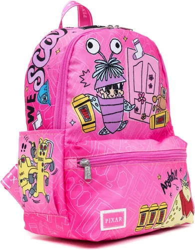 Vista 2 de Monsters Inc. Mochila de nailon de 13", Monsters Inc., Mochilas Tradicionales