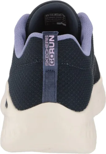 Vista 3 de Skechers Tenis GO Run LITE-Quick Stride para mujer, color azul marinolavanda, talla 9