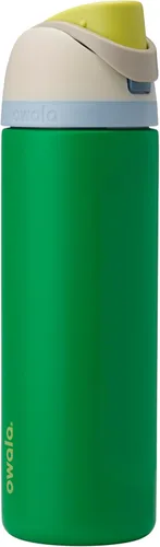 Vista 35 de Owala FreeSip - Acero inoxidable - 32 oz - Morado/Azul (pistas de esquí de los años 80)