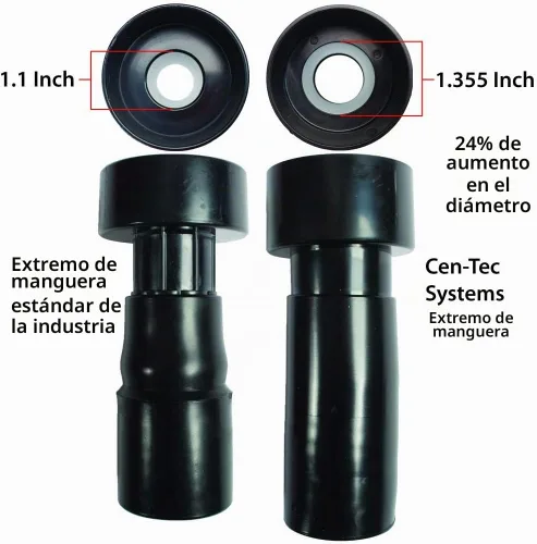 Vista 7 de Cen-Tec Systems 94148 Premium - Juego de manguera de vacío con adaptador para herramientas eléctricas, color plateado