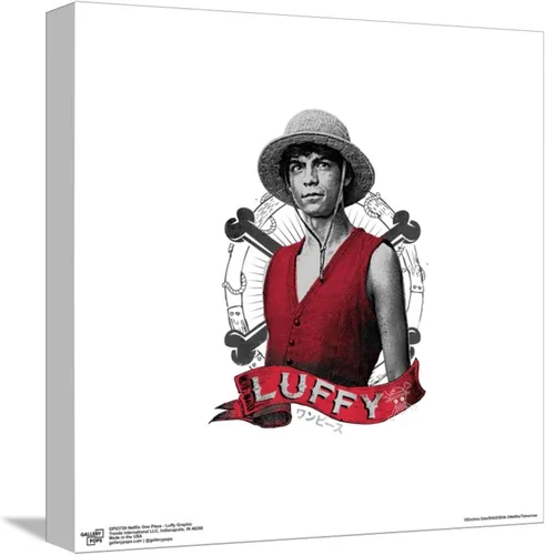 Vista 10 de Trends International Gallery Pops Netflix One Piece - Póster gráfico de pared de Luffy, 12.00 x 12.00 pulgadas, versión de marco negro