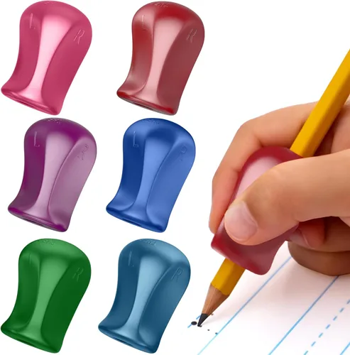 Vista 11 de The Pencil Grip Agarres de Lápiz con Purpurina 6 Piezas, Agarres de Lápiz para Escritura de Niños, Agarre Ergonómico de Bolígrafo para Diestros