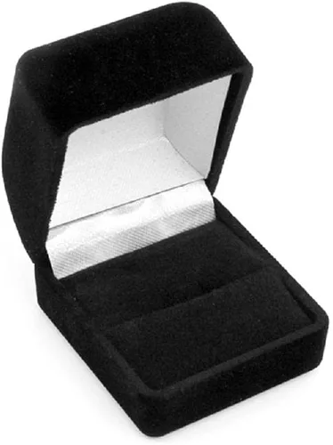 Vista 7 de Anillo de piedra natal de esmeralda auténtica pulida de oro blanco de 10 quilates, Oro, Esmeralda