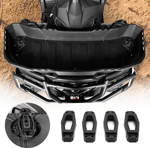 Vista 5 de Kit base de montaje Kit de soporte para accesorios Can-Am Outlander L & Outlander L Max, reemplazo OEM # 715002350, 4PCS, negro