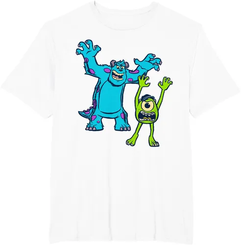 Vista 14 de Camiseta de la Universidad Sulley y Mike de los Monsters de Disney Pixar