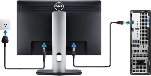 Vista 5 de Dell OptiPlex 5000 Computadora de sobremesa Intel Core i5 de 12ª generación i5-12500 Hexa-core (6 núcleos) 3 GHz - 16 GB RAM DDR4 SDRAM - 256 GB M.2