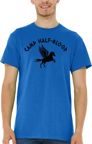 Vista 2 de shop4ever Camp Half Blood T-Shirt Demigod Tee