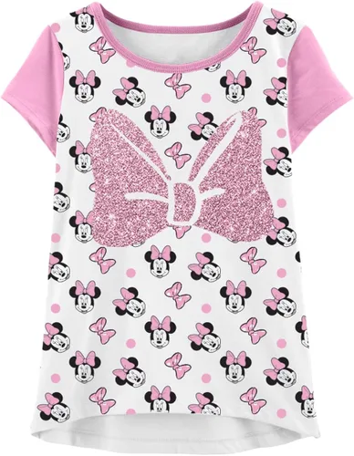 Vista 4 de Disney Minnie Mouse - Camiseta de 3 camisas, color para niños y niñas pequeñas