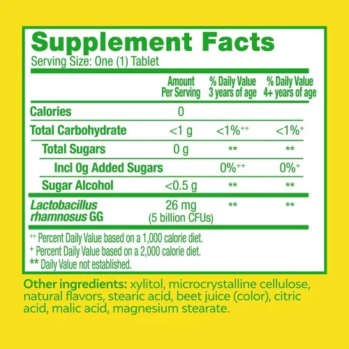 Vista 6 de Culturelle Paquete de masticables para salud digestiva/niños