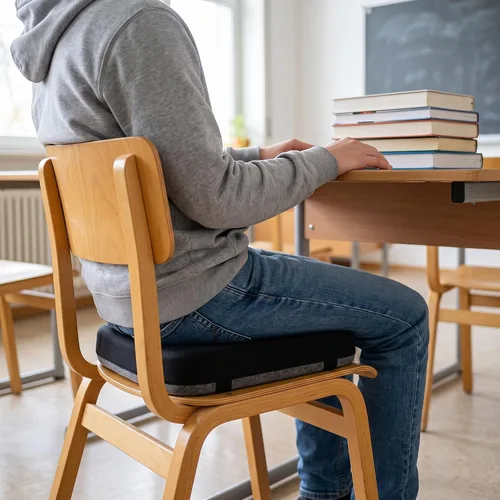 Vista 7 de Cojín de espuma para silla de escritorio, antideslizante, soporte cómodo