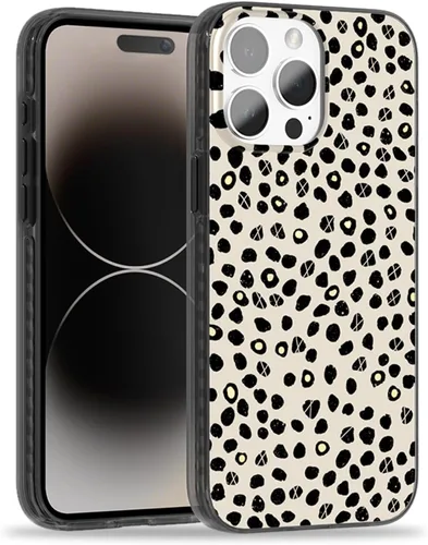 Vista 71 de SCORPIFY Funda para iPhone 15 Pro Max [Compatible con MagSafe] con Diseño de Estampado de Leopardo Guepardo Negro Mate, Linda Funda Magnética