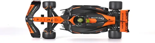 Vista 5 de Bburago 1:24 2024 Race McLaren MCL38 con Casco, Piastri #81