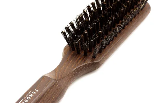 Vista 3 de Fendrihan Cepillo de pelo de ceniza termowood de 5 filas con cerdas de jabalí HECHO EN ALEMANIA