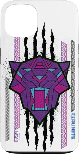 Vista 7 de Funda para iPhone 16 Marvel Black Panther: Wakanda Forever Tribal Logo Panther
