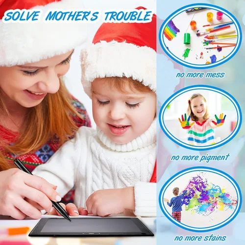 Vista 7 de 24 bolígrafos de repuesto para lápiz capacitivo LCD, para tableta de escritura LCD, bloc de dibujo, tablones de mensajes para niños y adultos